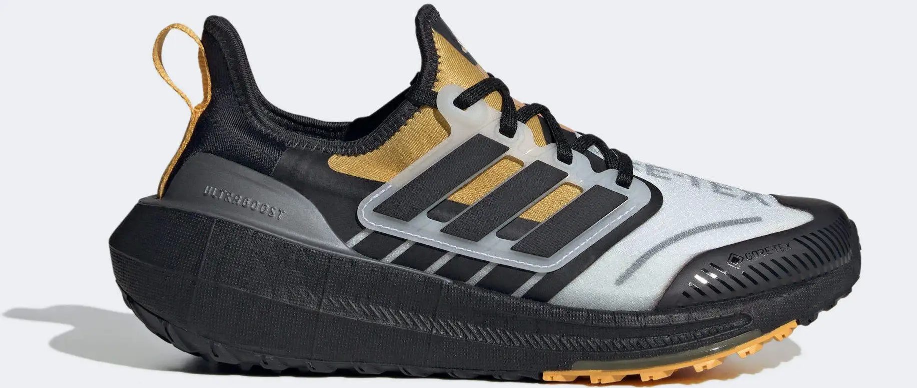 Adidas Ultraboost Light GTX - IE1781 Chalk White / Core Black / Preloved Yellow