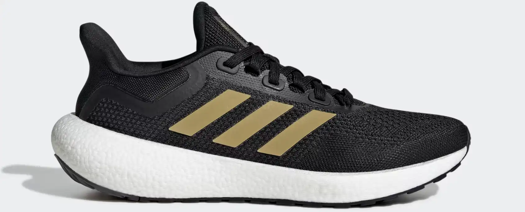 Adidas Pureboost 22 - GW0907 Core Black / Gold Metallic / Carbon