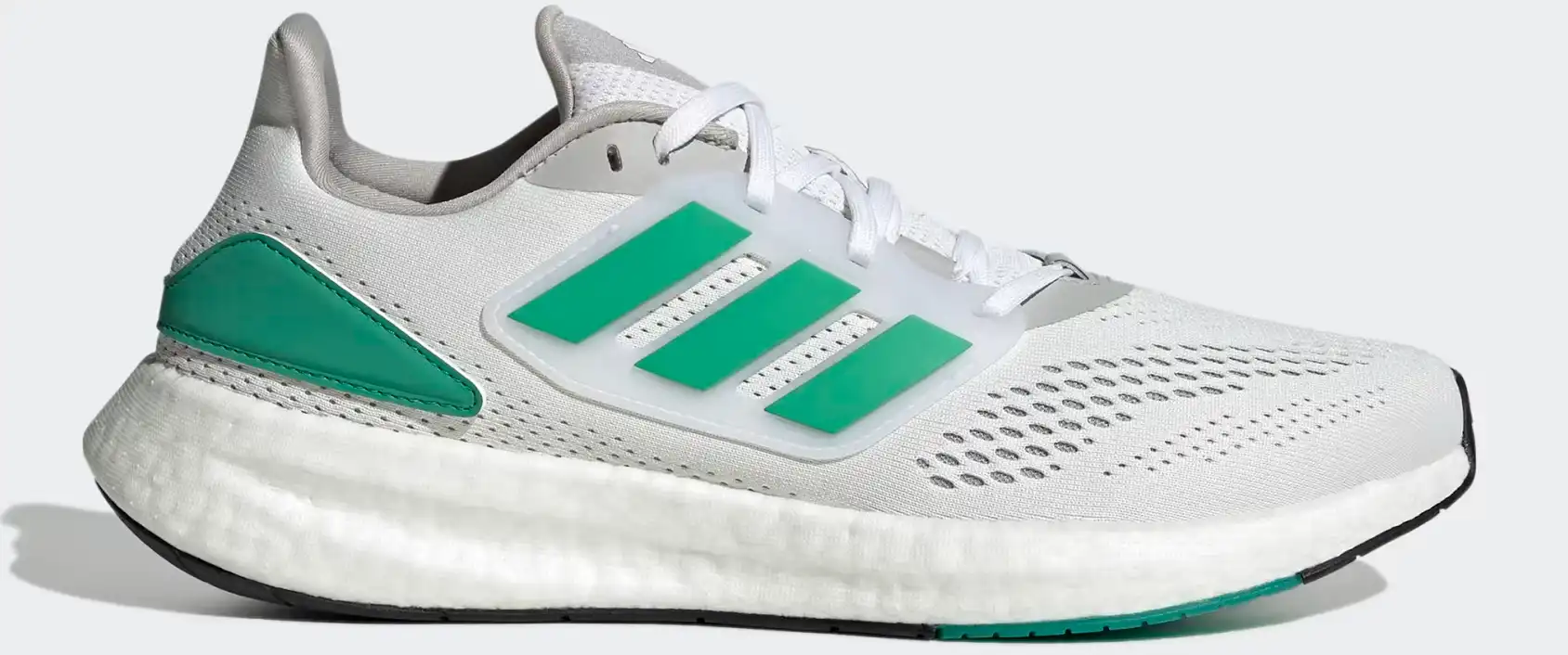 Adidas Pureboost 22 - HQ8588 Cloud White / Court Green / Core Black