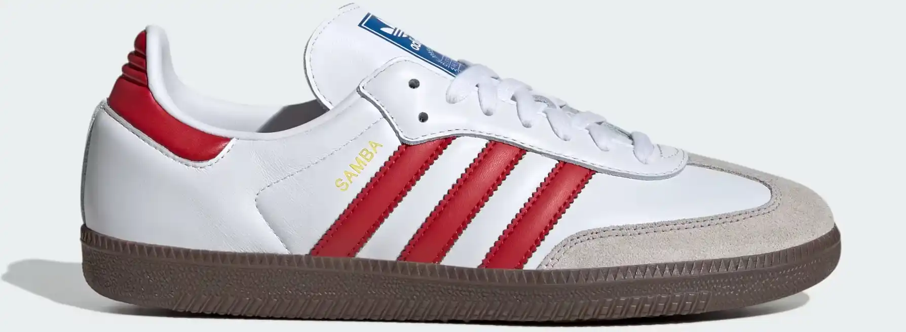 Adidas Samba OG - IG1025 Cloud White / Better Scarlet / Supplier Colour