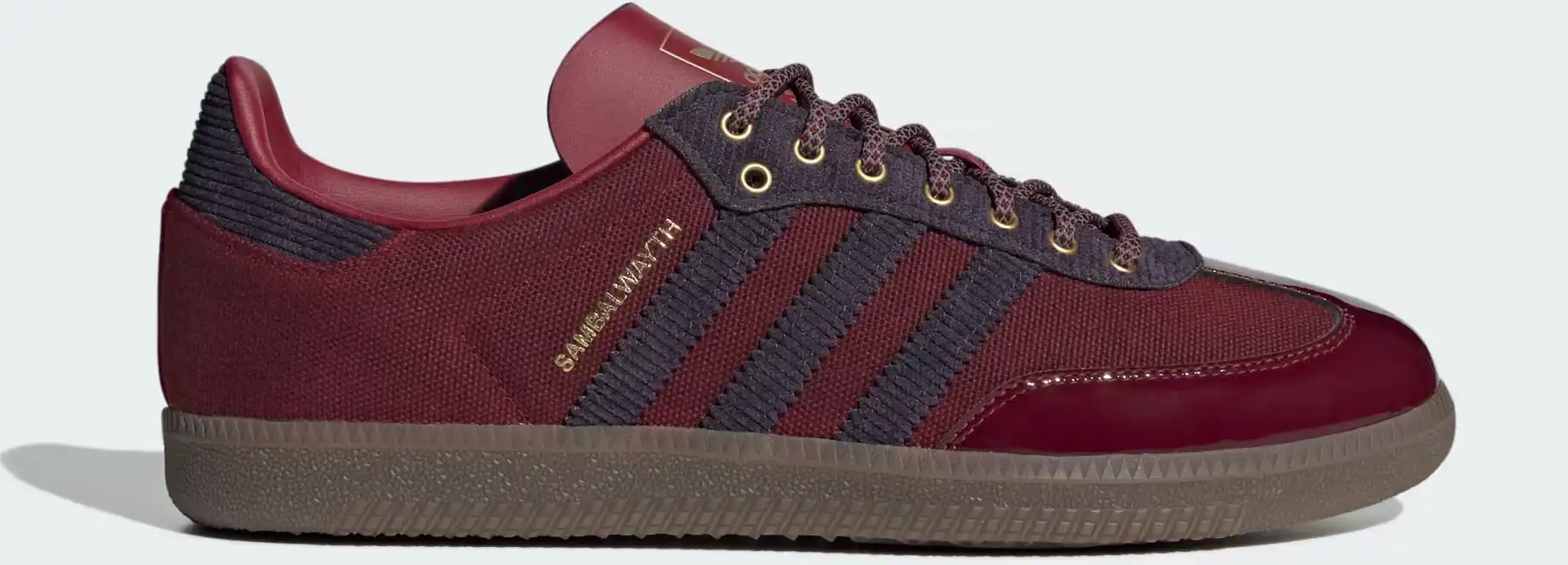 Adidas Samba OG - IH5187 Collegiate Burgundy / Aurora Black / Matte Gold