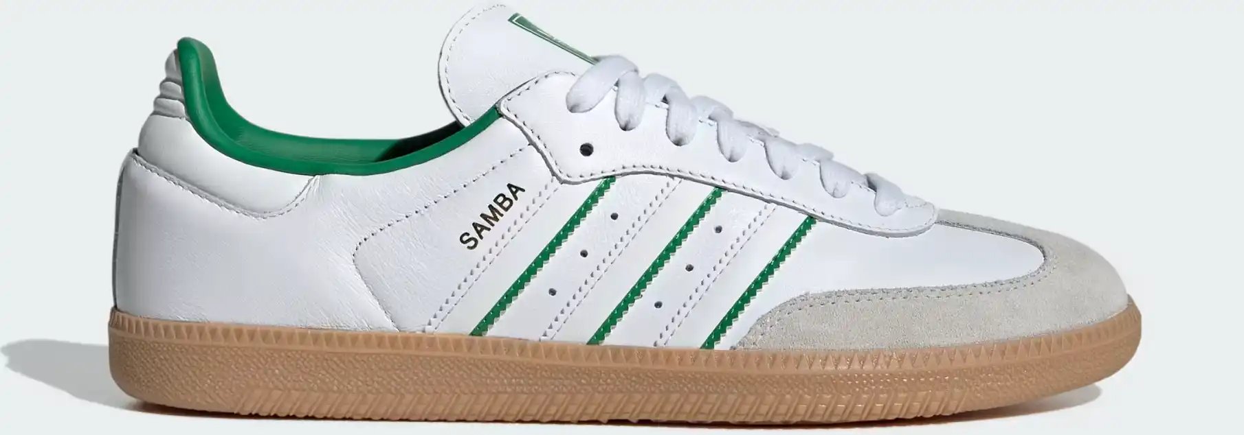 Adidas Samba OG - JI2044 Cloud White / Crystal White / Green