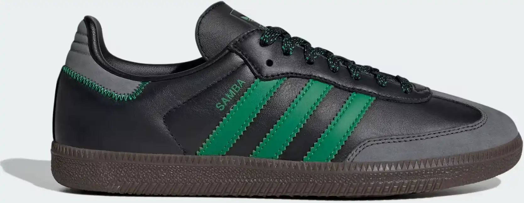 Adidas Samba OG - IE6520 Core Black / Green / Grey Six