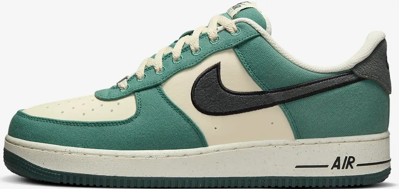 Nike Air Force 1 '07 LV8 - FQ8713-100 Coconut Milk / Bicoastal / Vintage Green