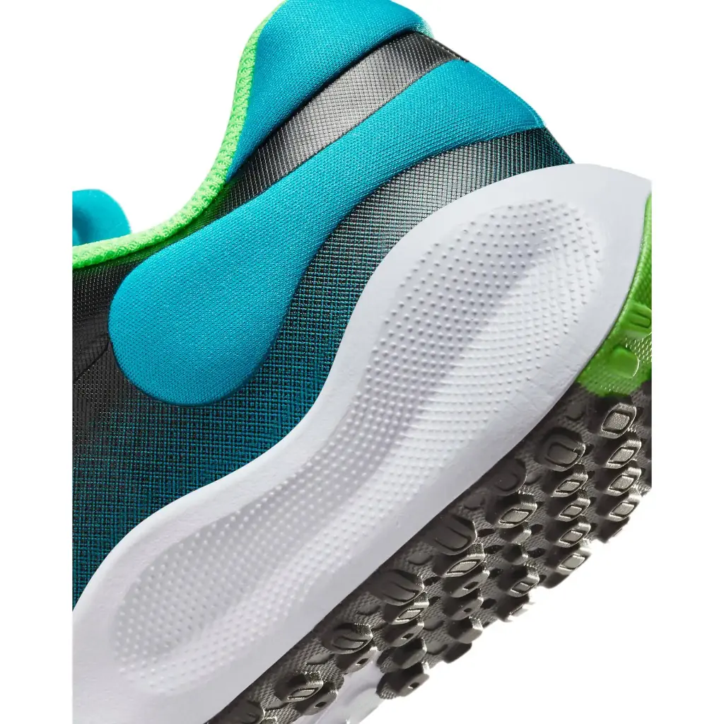 Giày Nike Revolution 7 - FB7689-005 Football Grey / Aquamarine / Green Strike - Giày Trẻ Em