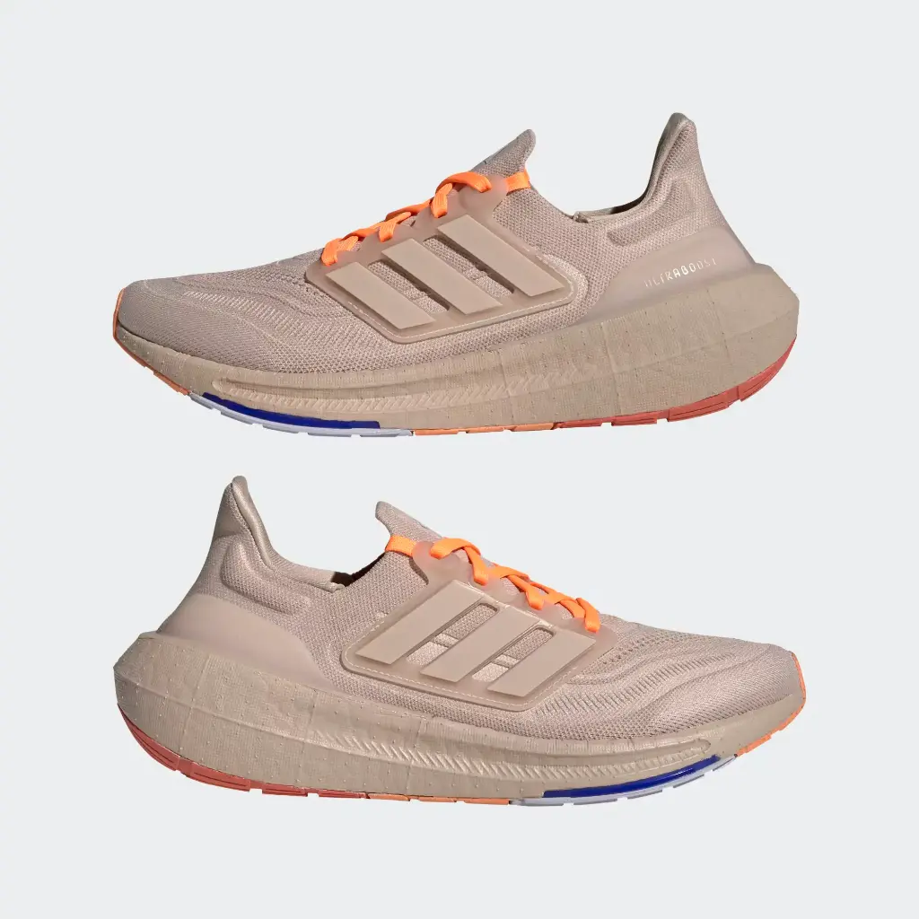 Giày Adidas Ultraboost Light - HQ6343 Wonder Taupe / Wonder Taupe / Solar Red