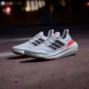 Giày Adidas Ultraboost Light - HQ6351 Cloud White / Core Black / Solar Red