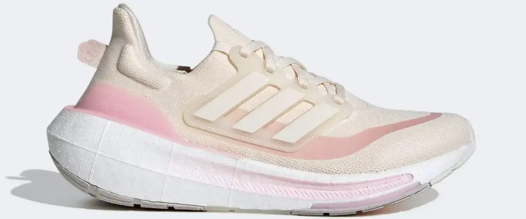 Giày Adidas Ultraboost Light - IE5839 Chalk White / Chalk White / Clear Pink