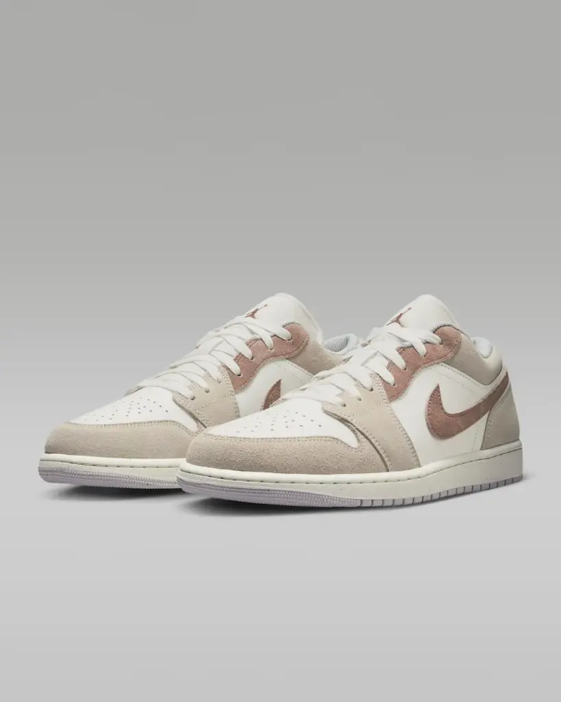 Giày Nike Air Jordan 1 Low SE - HF1567-200 Nâu Xám (Neutral Grey / Archaeo Brown)