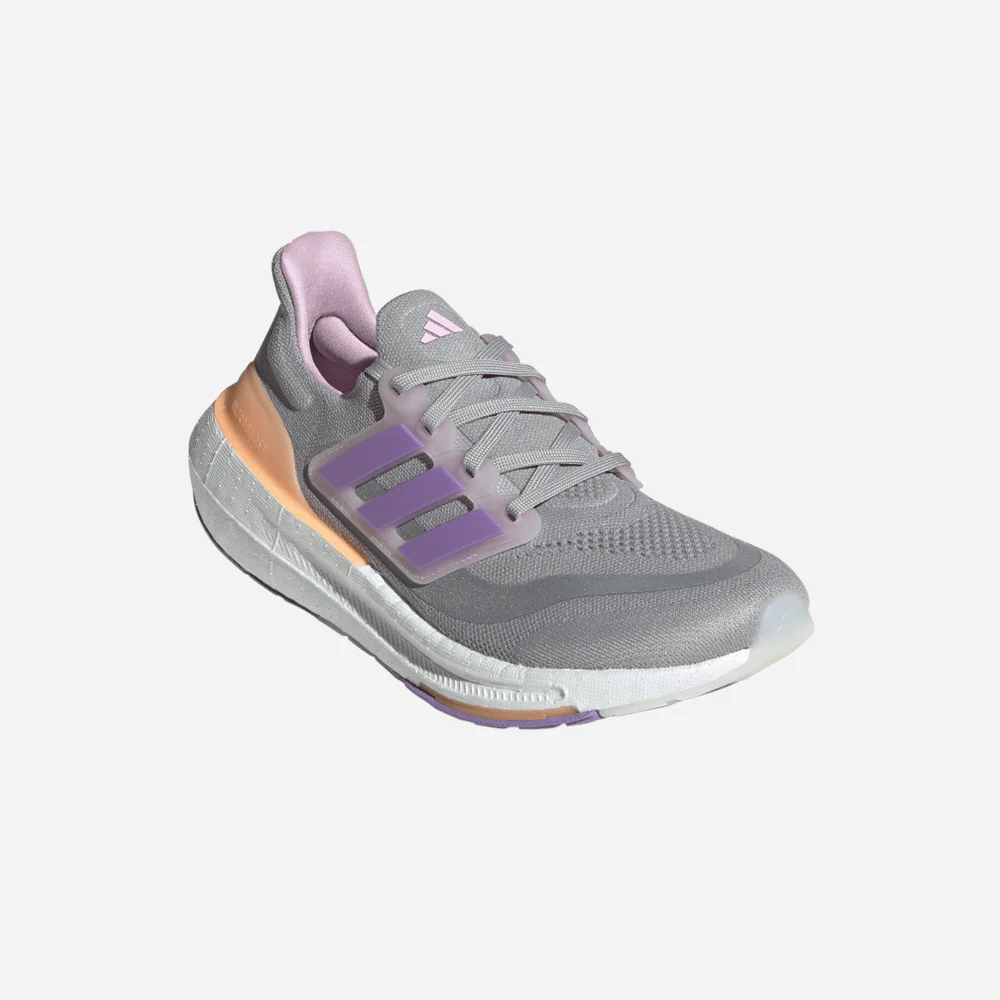 Giày Adidas Ultraboost Light - IE1762 Grey Two / Violet Fusion / Acid Orange