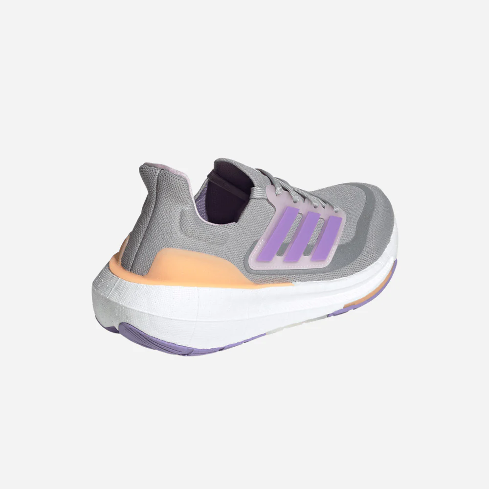 Giày Adidas Ultraboost Light - IE1762 Grey Two / Violet Fusion / Acid Orange