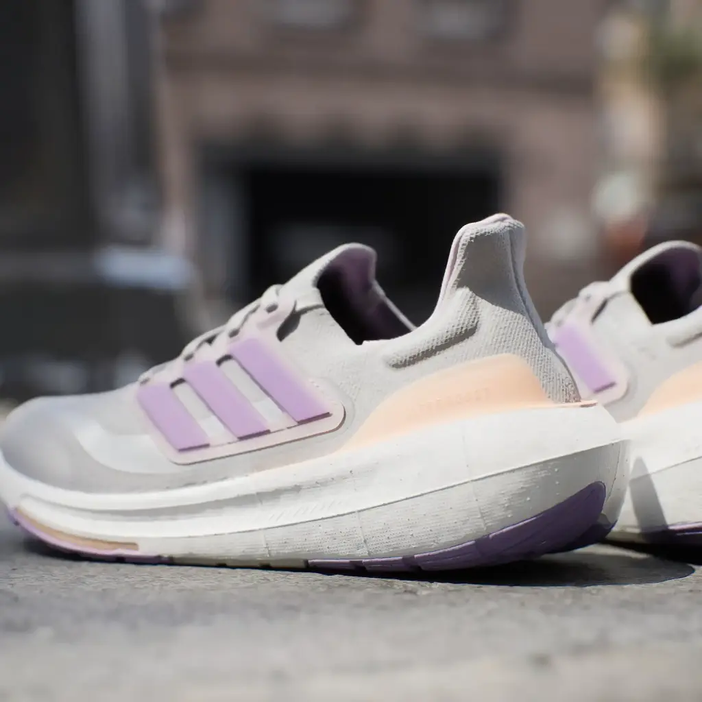 Giày Adidas Ultraboost Light - IE1762 Grey Two / Violet Fusion / Acid Orange