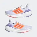 Giày Adidas Ultraboost Light - HQ6354 Cloud White / Solar Red / Beam Pink