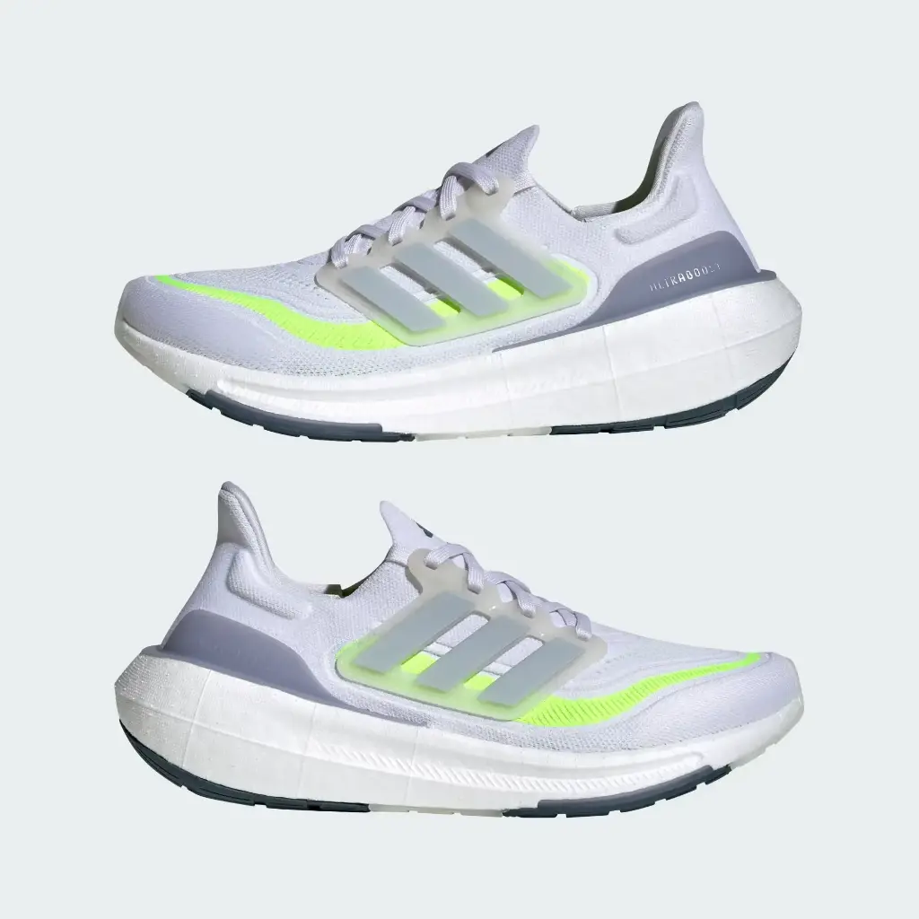 Giày Adidas Ultraboost Light - IE1775 Cloud White / Wonder Blue / Lucid Lemon