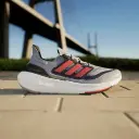 Giày Adidas Ultraboost Light - IE3332 Xám Bạc (Halo Silver / Solar Red / Dark Blue)