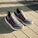 Giày Adidas Ultraboost Light - IE3332 Xám Bạc (Halo Silver / Solar Red / Dark Blue)