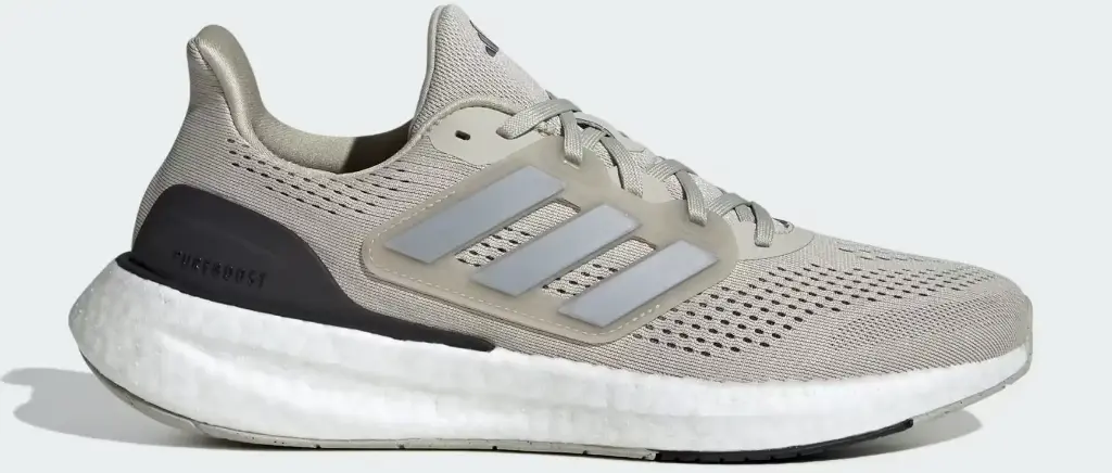 Giày Adidas Pureboost 23 - IF1547 Putty Grey / Silver Metallic / Core Black