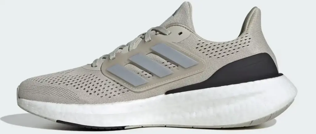 Giày Adidas Pureboost 23 - IF1547 Putty Grey / Silver Metallic / Core Black