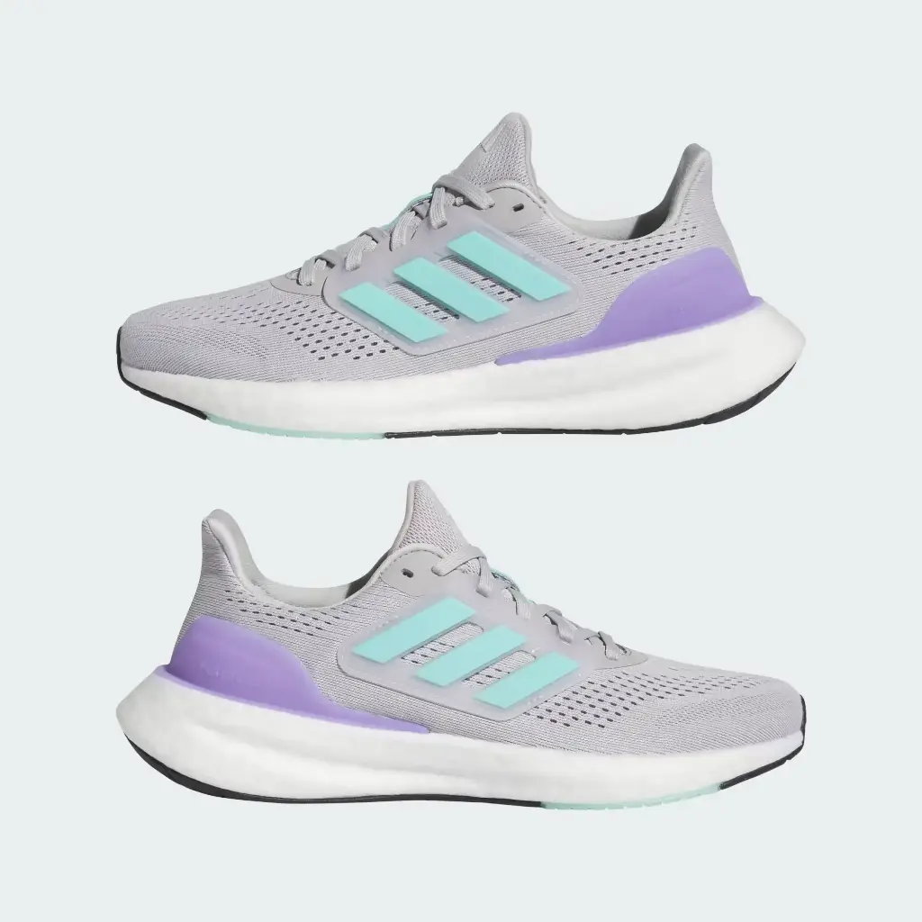 Giày Adidas Pureboost 23 - IF2390 Grey Two / Flash Aqua / Cloud White