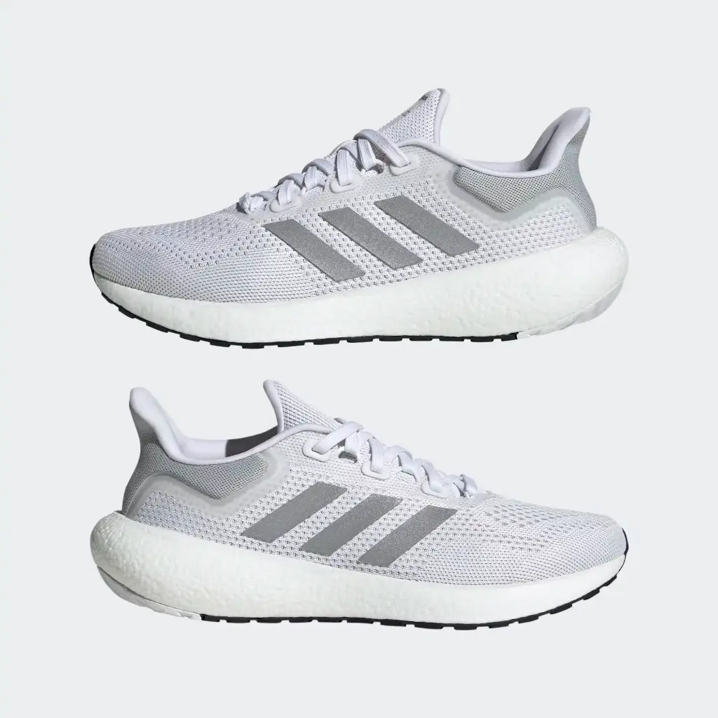 Giày Adidas Pureboost 22 - GW0906 Cloud White / Silver Metallic / Core Black