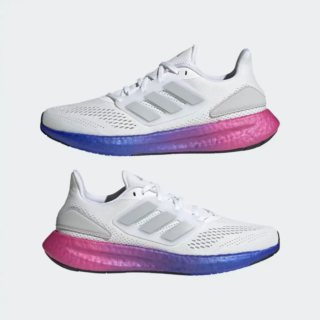 Giày Adidas Pureboost 22 - HQ8585 Cloud White / Grey Two / Lucid Blue