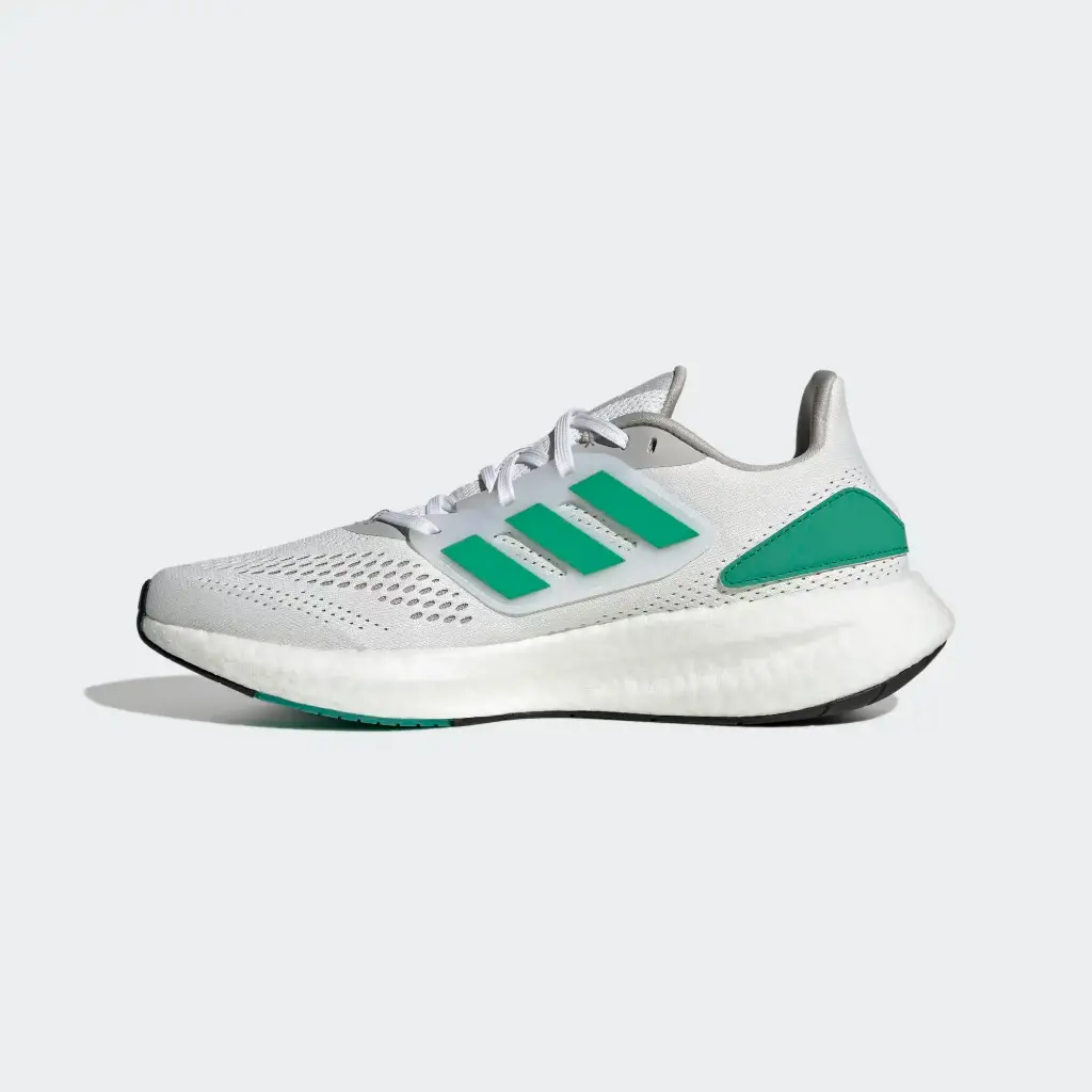 Giày Adidas Pureboost 22 - HQ8588 Cloud White / Court Green / Core Black