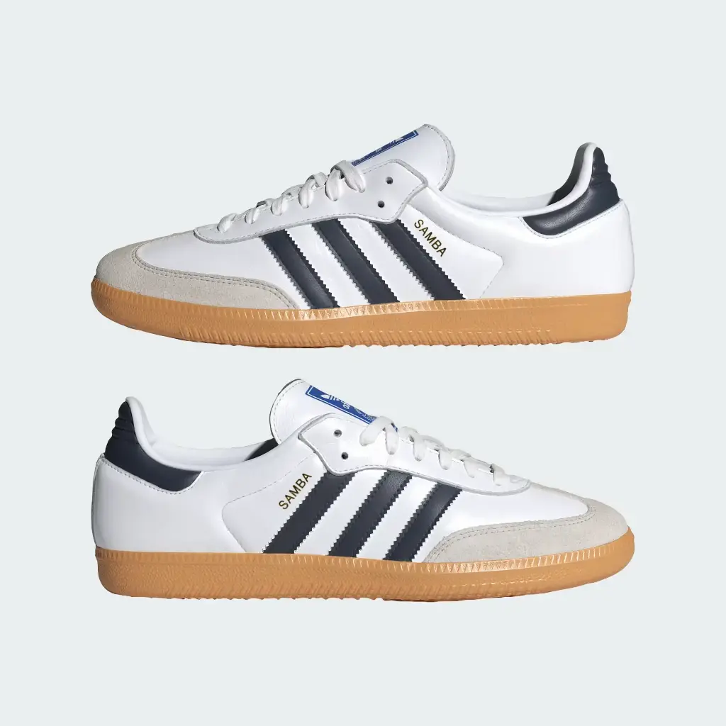 Giày Adidas Samba OG - IF3814 Cloud White / Night Indigo / Gum