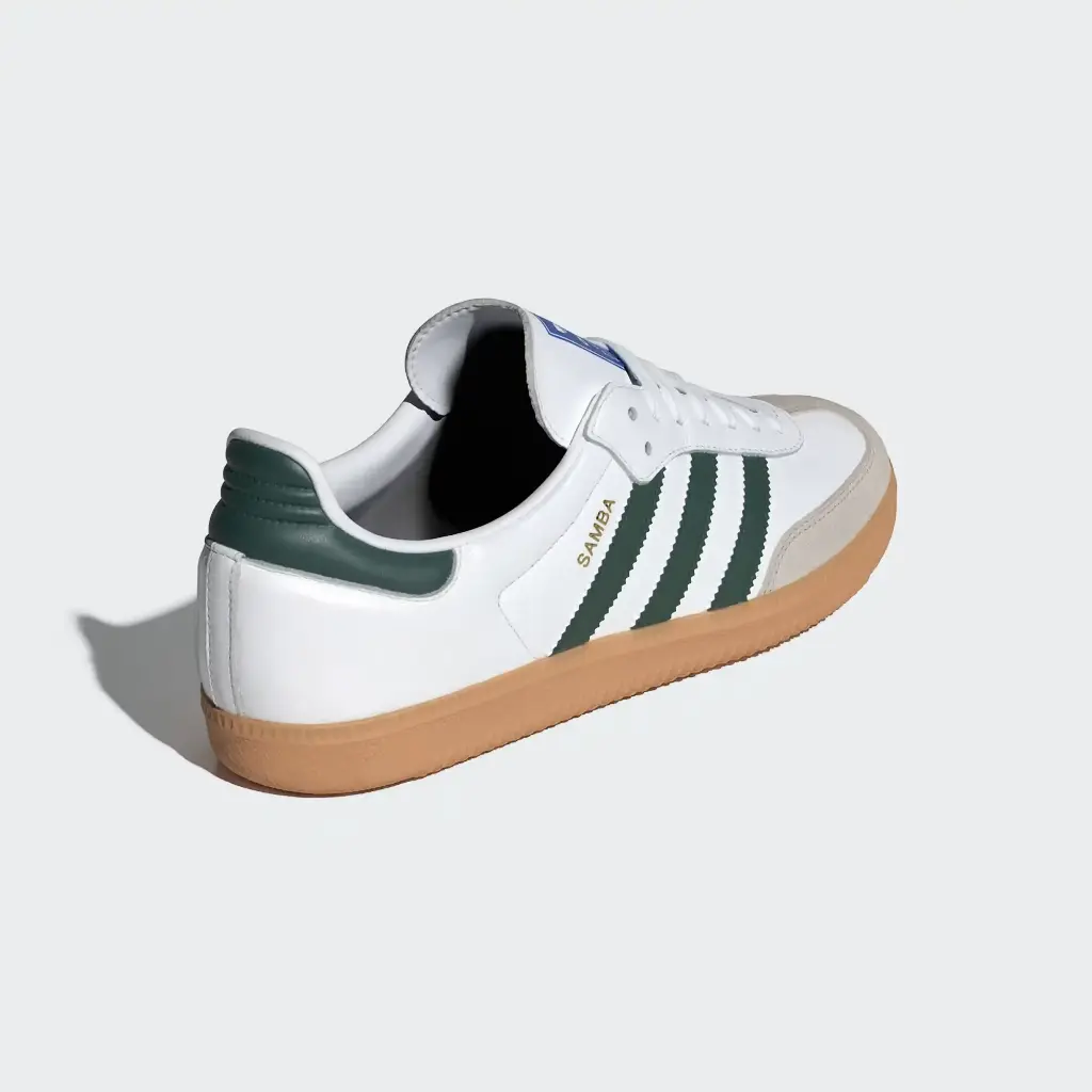 Giày Adidas Samba OG - IE3437 Cloud White / Collegiate Green / Gum