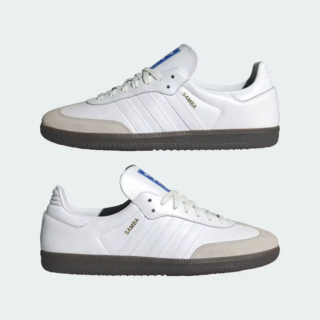 Giày Adidas Samba OG - IE3439 Cloud White / Cloud White / Gum