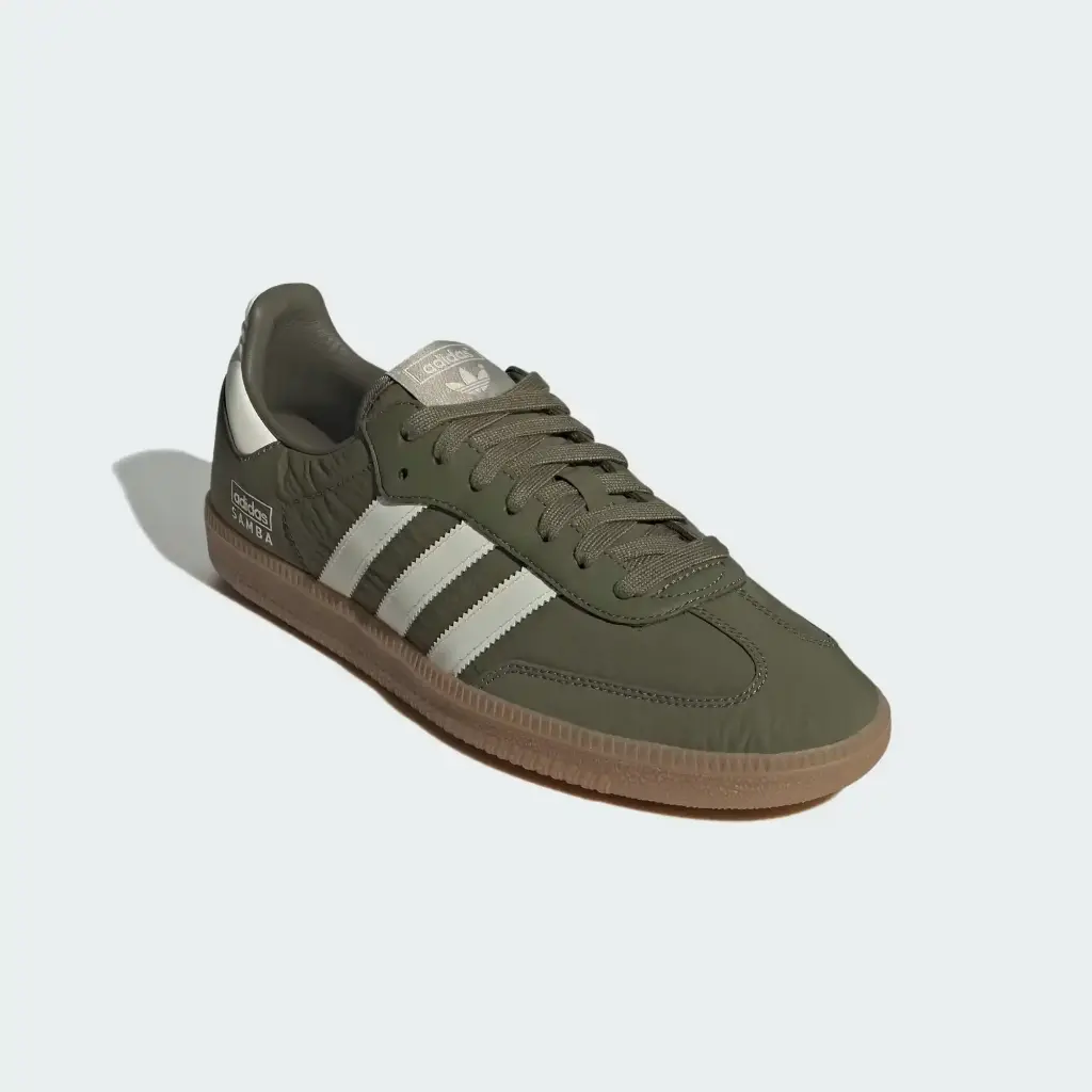 Giày Adidas Samba OG - IE3440 Focus Olive / Wonder White / Gum