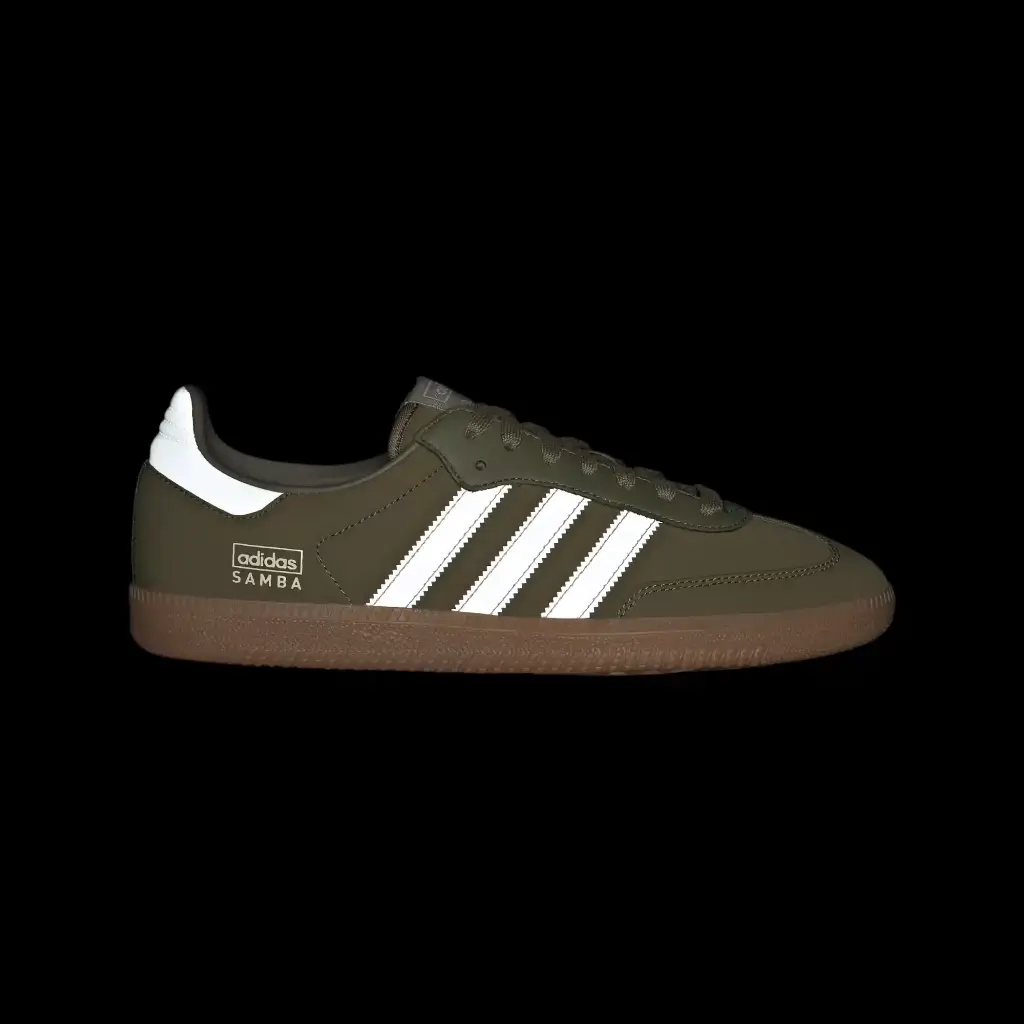 Giày Adidas Samba OG - IE3440 Focus Olive / Wonder White / Gum