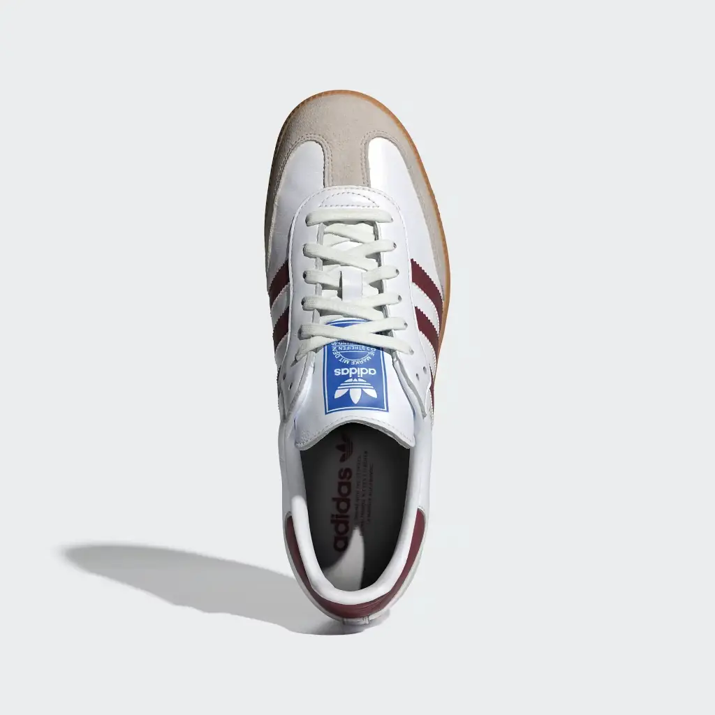 Giày Adidas Samba OG - IF3813 Cloud White / Collegiate Burgundy / Gum