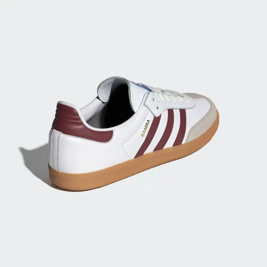 Giày Adidas Samba OG - IF3813 Cloud White / Collegiate Burgundy / Gum