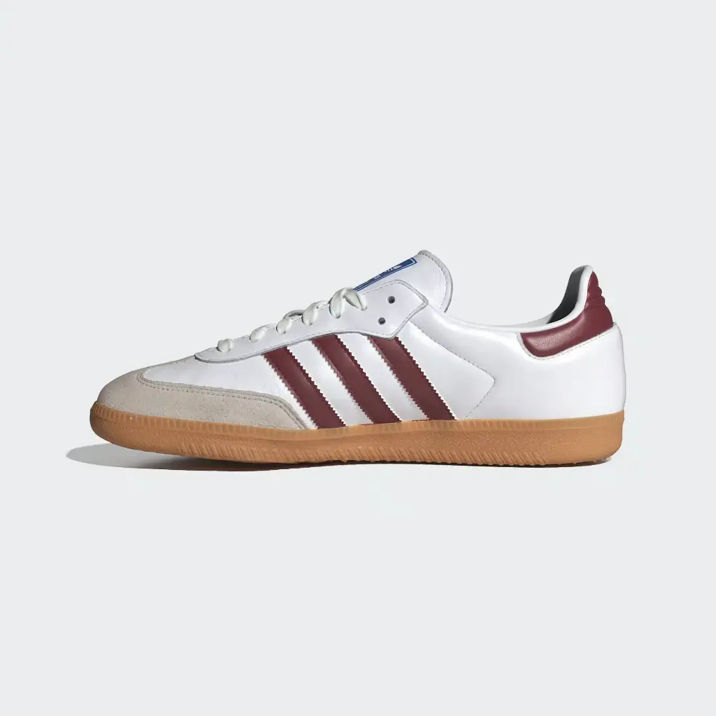 Giày Adidas Samba OG - IF3813 Cloud White / Collegiate Burgundy / Gum