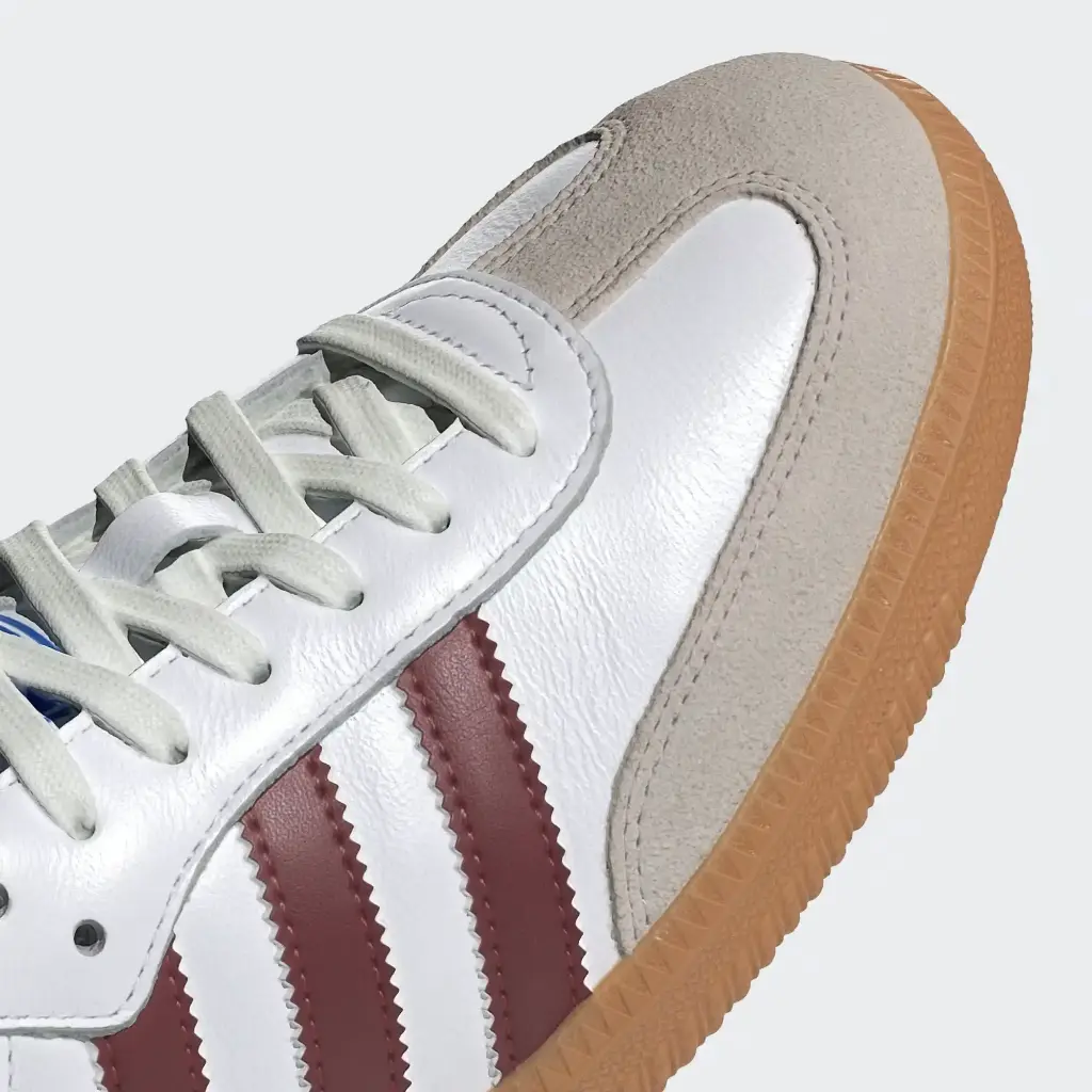 Giày Adidas Samba OG - IF3813 Cloud White / Collegiate Burgundy / Gum