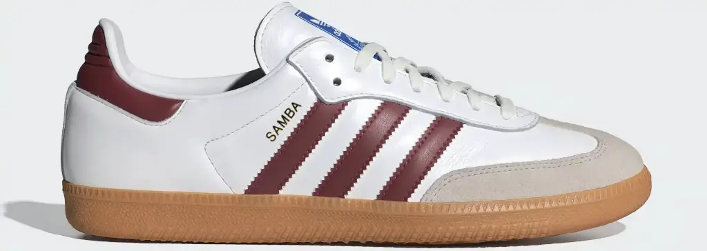 Giày Adidas Samba OG - IF3813 Cloud White / Collegiate Burgundy / Gum