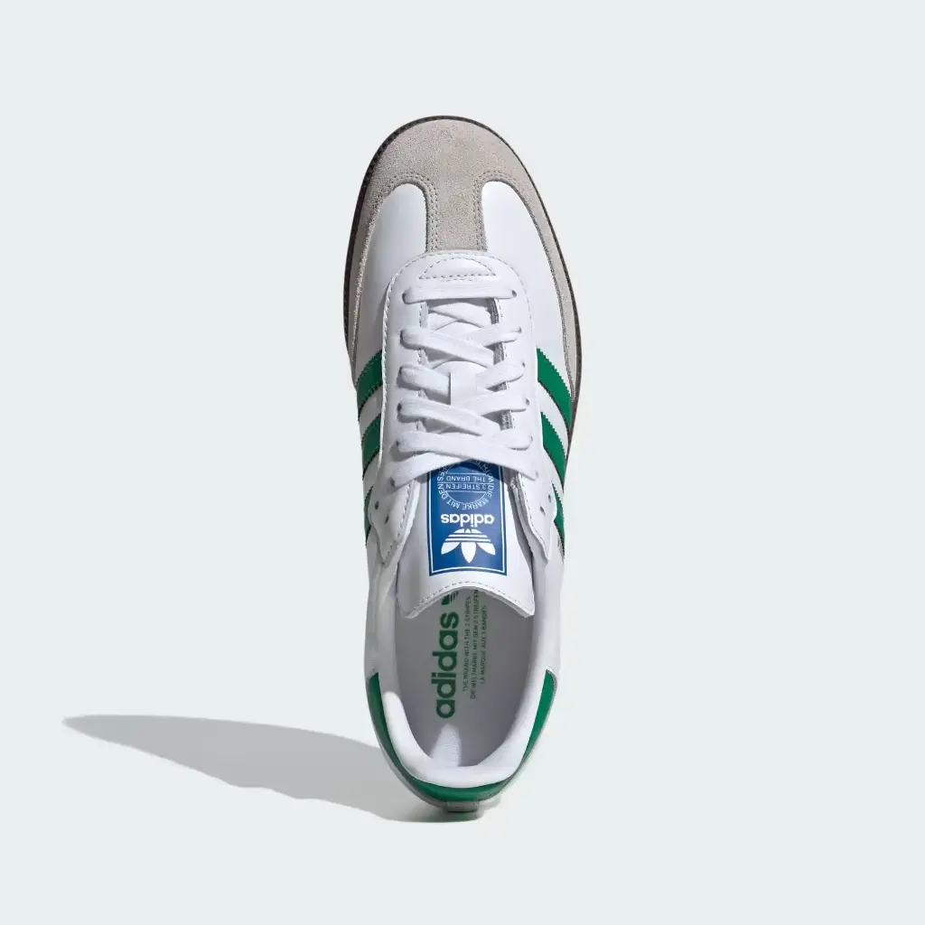 Giày Adidas Samba OG - IG1024 Cloud White / Green / Supplier Colour