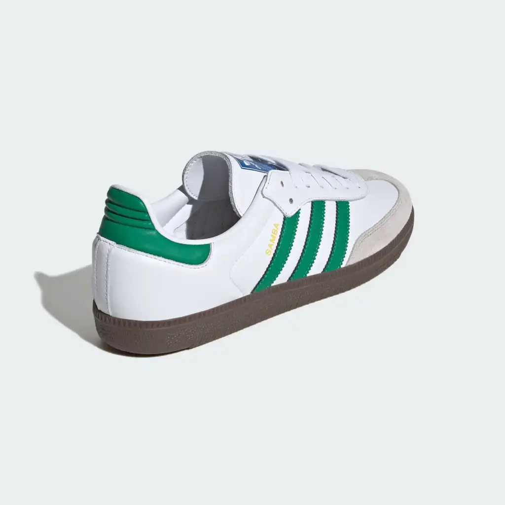 Giày Adidas Samba OG - IG1024 Cloud White / Green / Supplier Colour