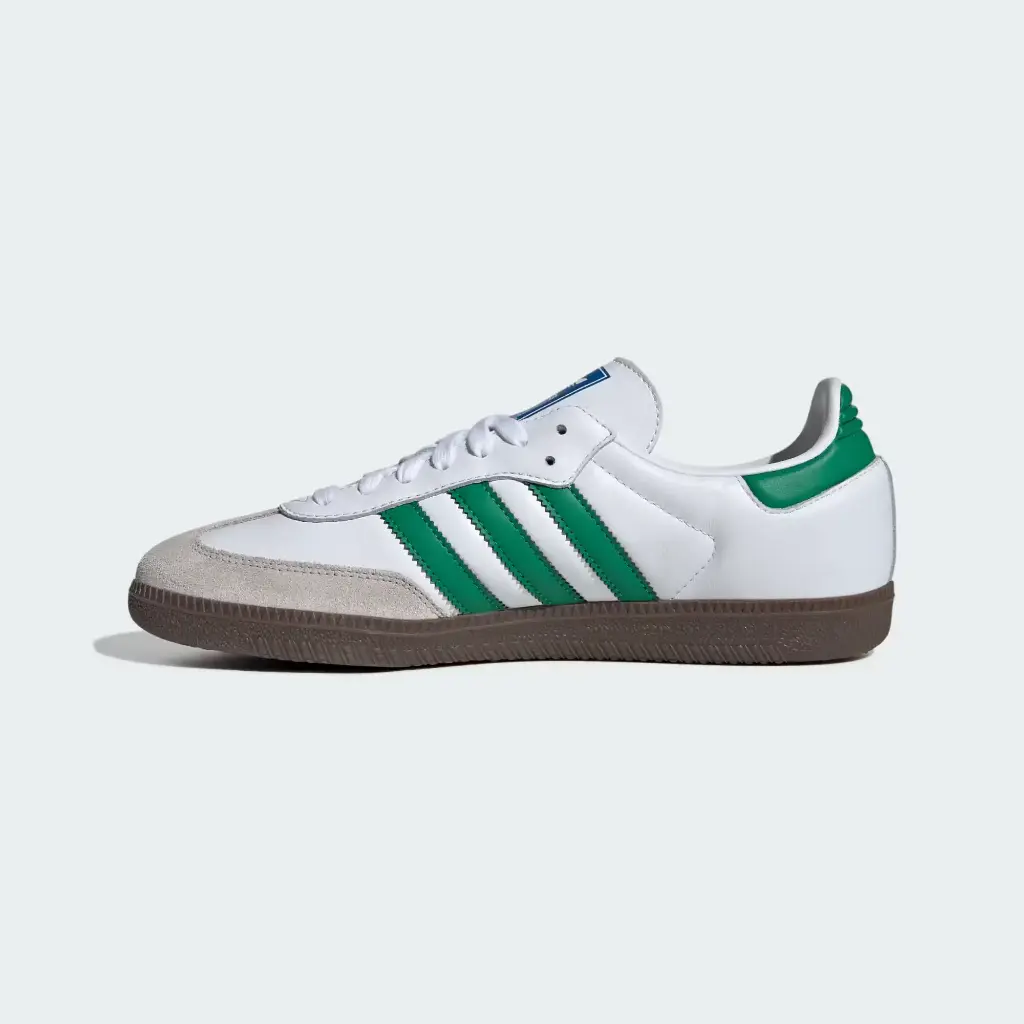 Giày Adidas Samba OG - IG1024 Cloud White / Green / Supplier Colour