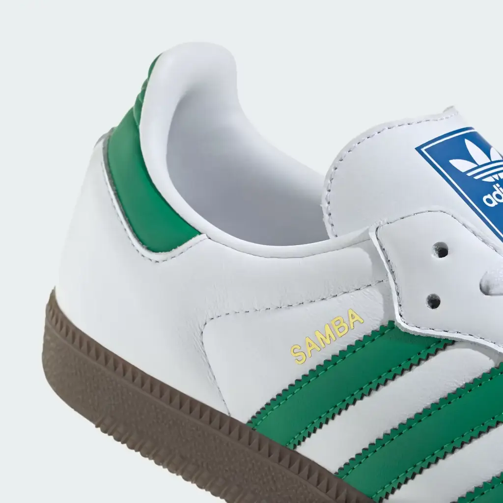 Giày Adidas Samba OG - IG1024 Cloud White / Green / Supplier Colour