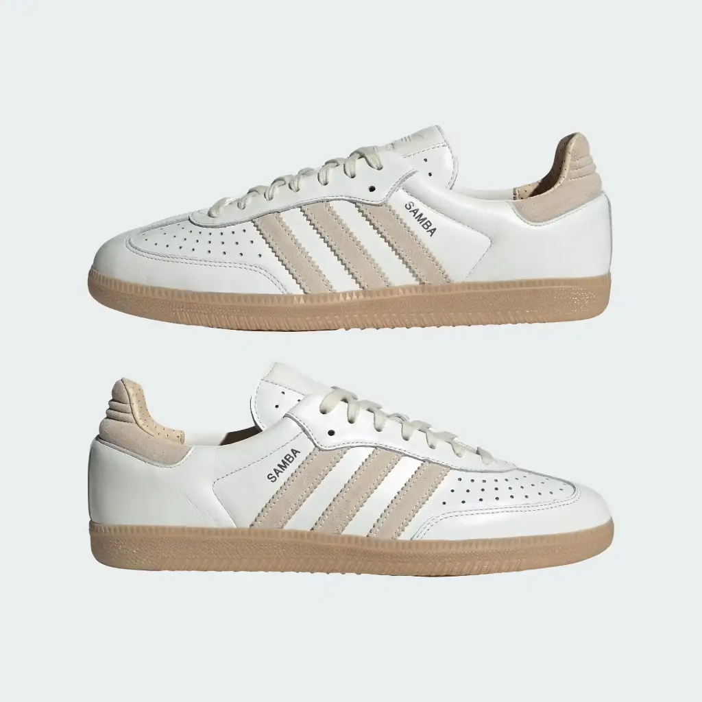 Giày Adidas Samba OG - IG1376 Core White / Wonder White / Magic Beige