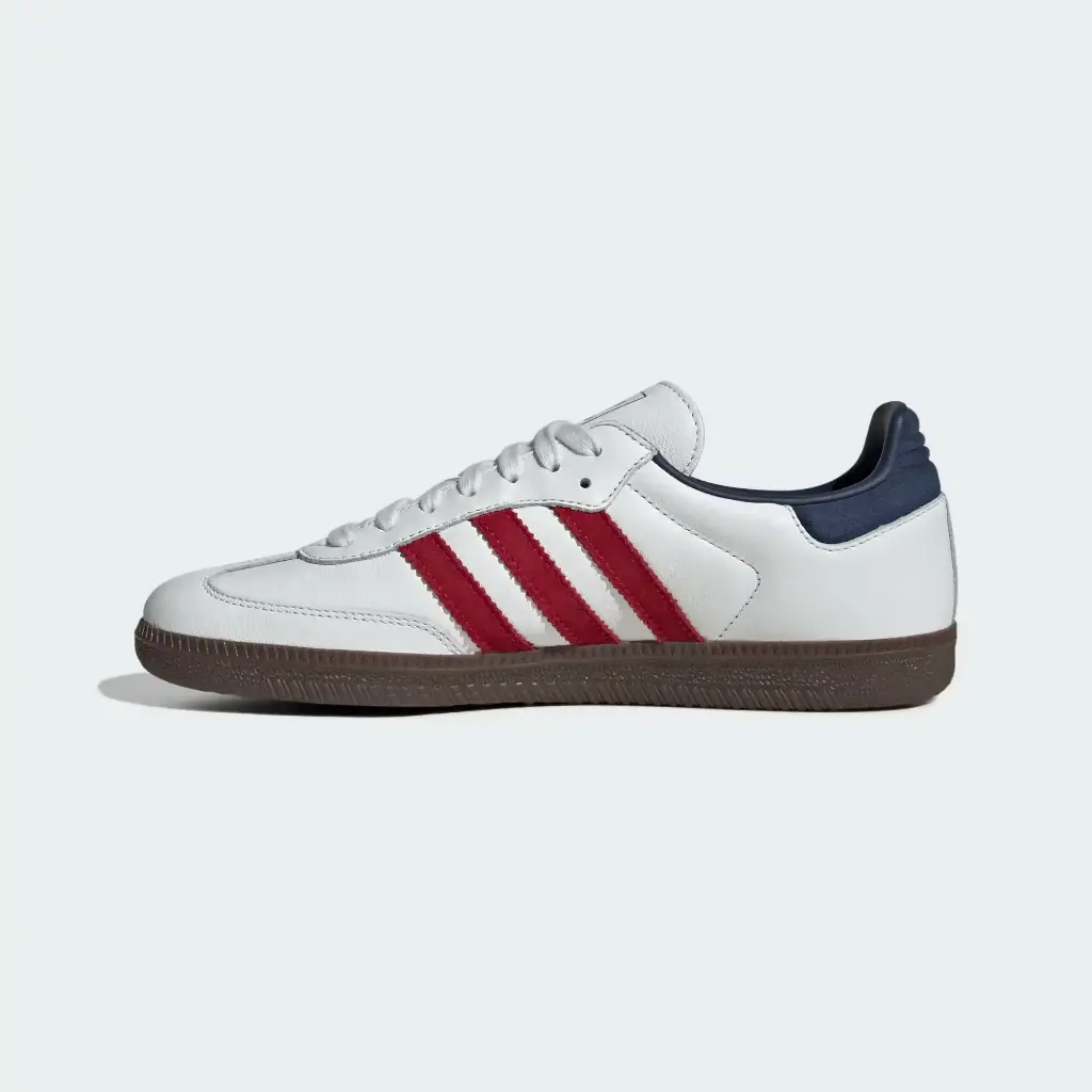Giày Adidas Samba OG - IH4881 Core White / Team Victory Red / Night Indigo