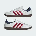 Giày Adidas Samba OG - IH4881 Core White / Team Victory Red / Night Indigo