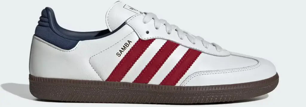 Giày Adidas Samba OG - IH4881 Core White / Team Victory Red / Night Indigo