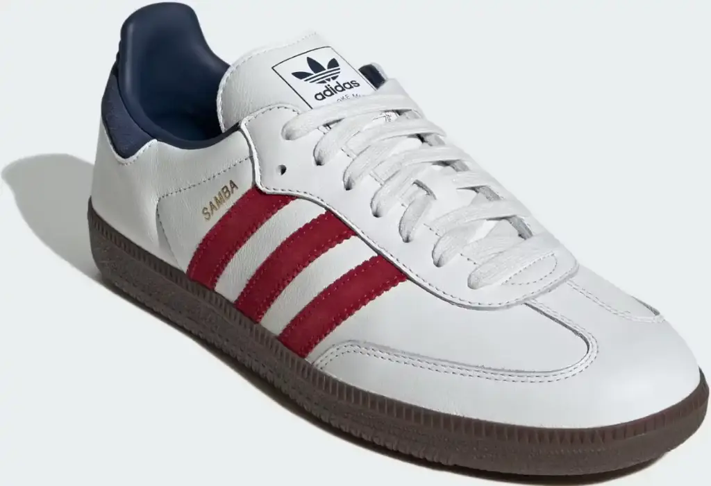 Giày Adidas Samba OG - IH4881 Core White / Team Victory Red / Night Indigo
