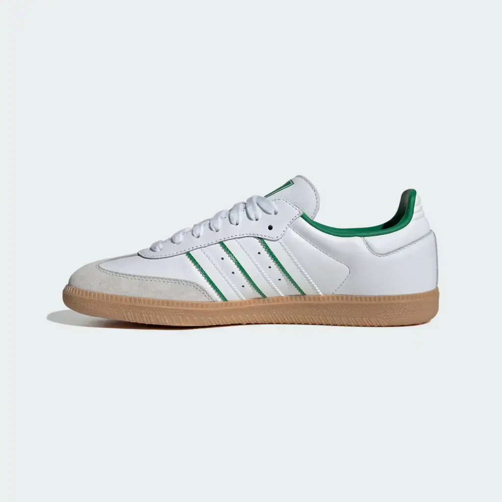 Giày Adidas Samba OG - JI2044 Cloud White / Crystal White / Green