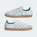 Giày Adidas Samba OG - JI2044 Cloud White / Crystal White / Green