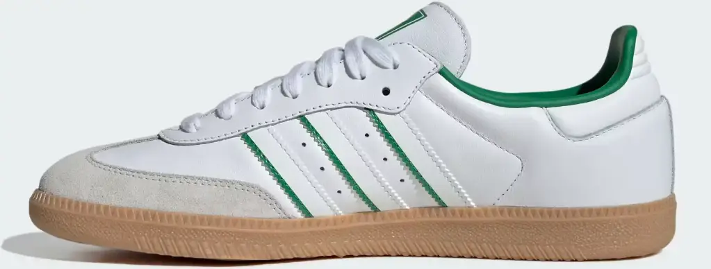 Giày Adidas Samba OG - JI2044 Cloud White / Crystal White / Green