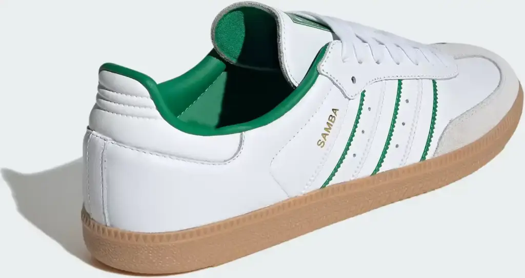 Giày Adidas Samba OG - JI2044 Cloud White / Crystal White / Green