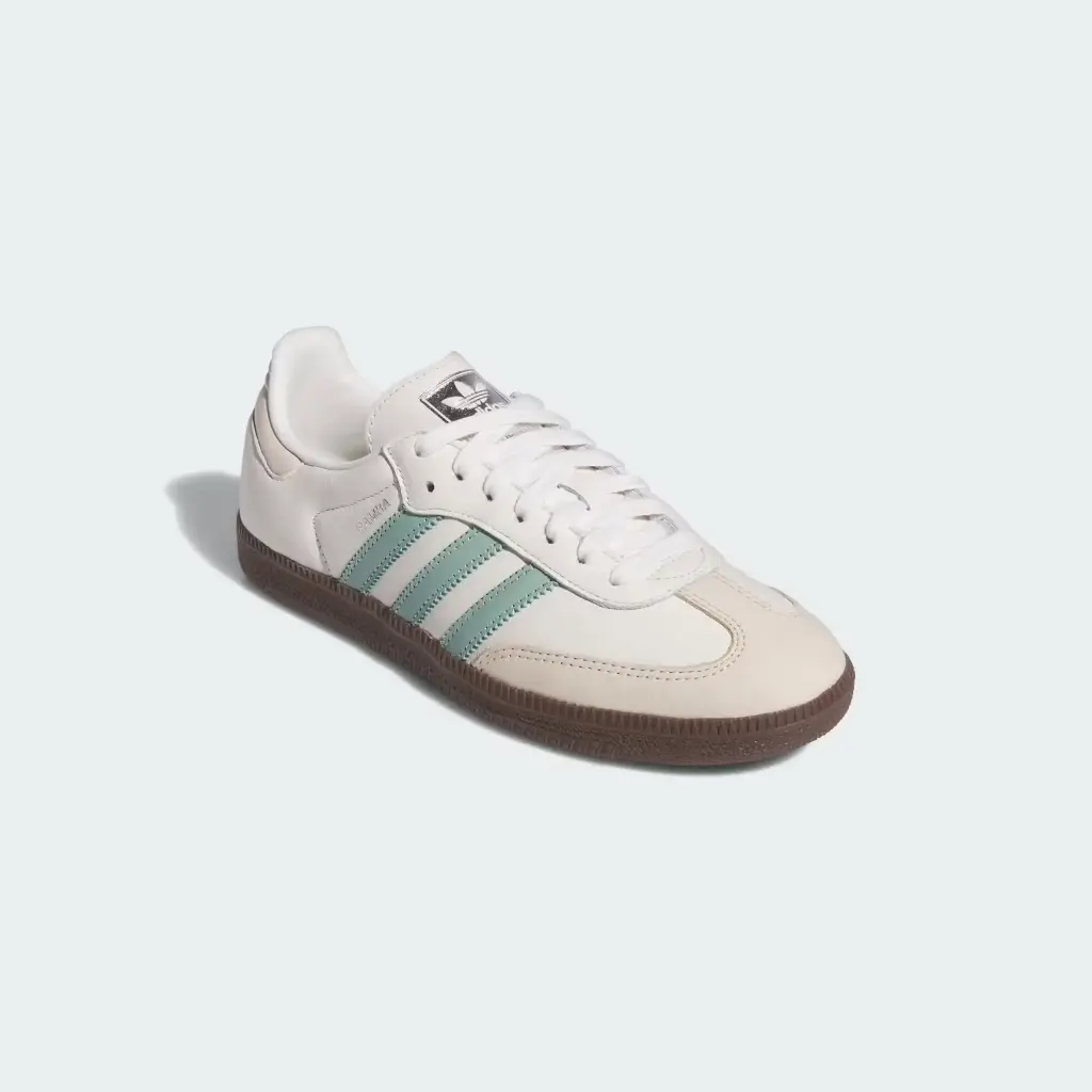 Giày Adidas Samba OG - IH2752 Cloud White / Hazy Green / Wonder White